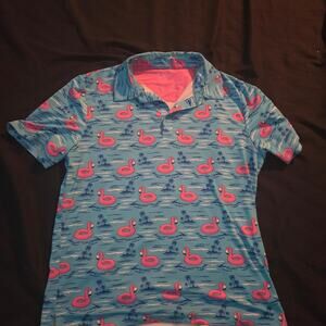 Small birdie bound golf polo